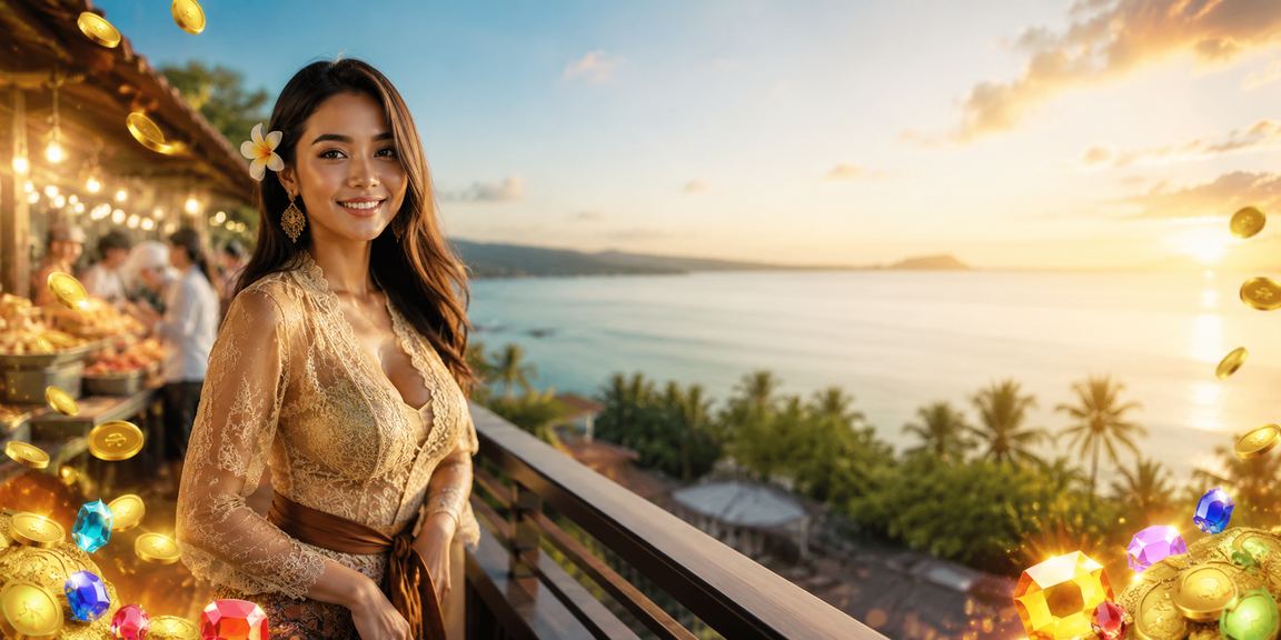 Nuansa pantai santai dengan aktivitas taruhan casino yang menyenangkan